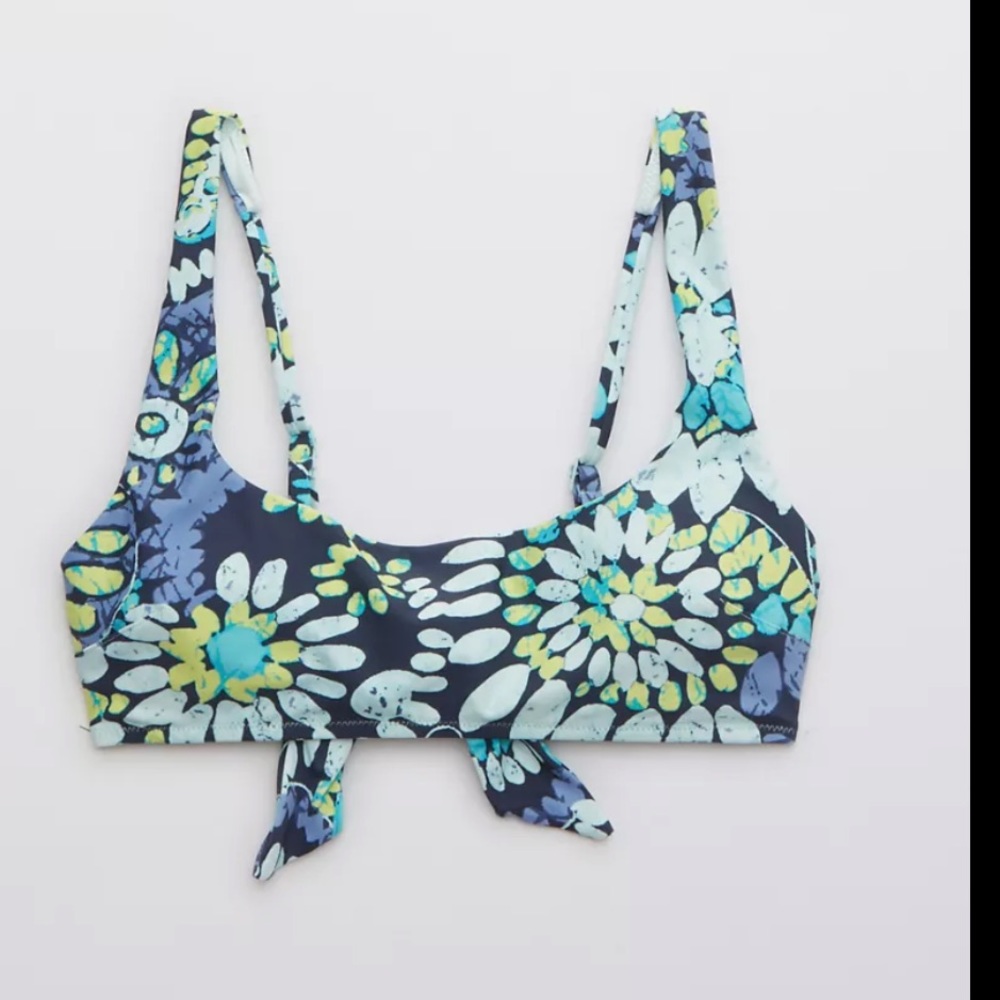 Aerie tie back scoop bikini top